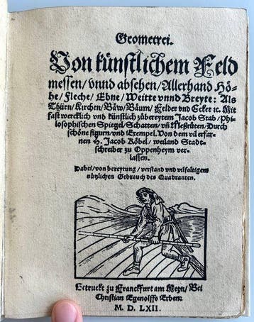 Jacob Stab - Geometrei. Von künstlichem Feld messen - 1562