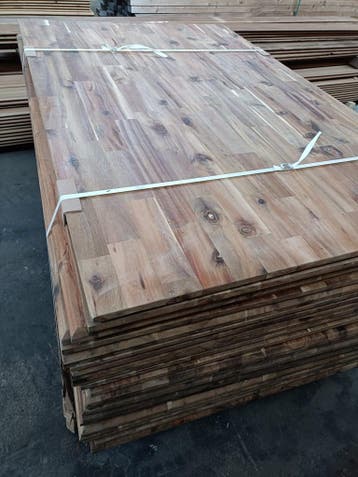 Acacia panelen - verschillende maten, Doe-het-zelf en Verbouw, Ophalen, Gebruikt, Hout, 20 tot 50 mm