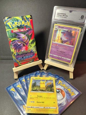 Pokémon - 13 Graded card - Gengar, Pikachu 066/196 Foil - GG, Nieuw