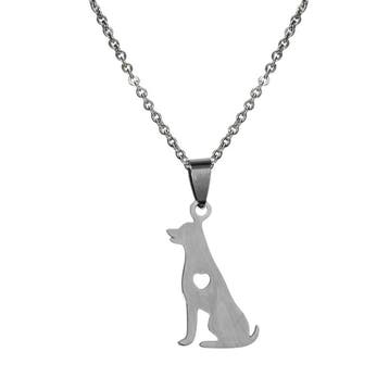 Fako Bijoux - Ketting Met Hanger - Stainless Steel - RVS -, Verzenden, Nieuw
