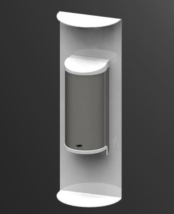 Handdesinfectie Dispenser | 800ml | Wit | No Touch, Verzenden