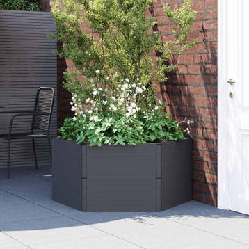 vidaXL Plantenbak PP antracietkleurig, Kunststof, Minder dan 30 cm, Verzenden, Minder dan 60 cm
