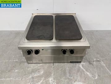 RVS Kuppersbusch Elektrische 4 pits fornuis 70 cm 400V, Ophalen of Verzenden, Gebruikt