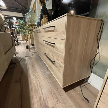 Dressoir Ricco - Naturel - 180 cm - Pronto Wonen, Ophalen of Verzenden, Nieuw, 150 tot 200 cm, Klassiek
