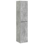 vidaXL Wand Gemonteerde Badkamerkast Betongrijs 33 x 34,5 x, Verzenden, Nieuw