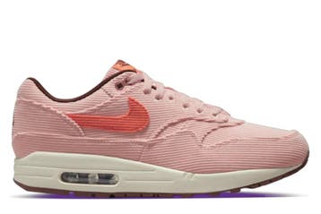 Nike Air Max 1 Coral Stardust Corduroy • 36.5 37.5 39 40, Ophalen of Verzenden, Nieuw, Nike, Sneakers of Gympen