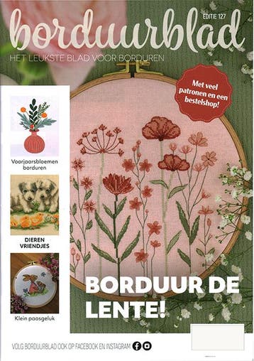 Borduurblad abonnement 6 nummers cadeau abonnement, Verzenden, Nieuw, Sport en Vrije tijd