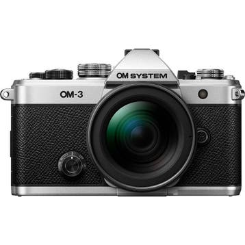 OM System OM-3 Zilver + 12-45mm f/4.0 Pro, Ophalen of Verzenden, Nieuw, Overige typen, Overige Merken