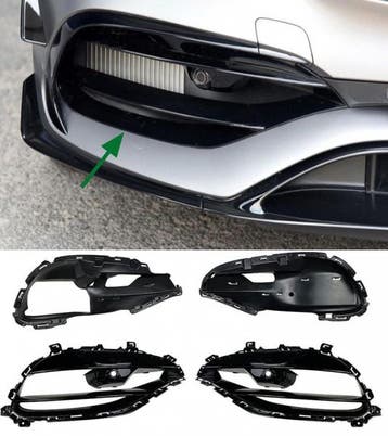 Grill Mercedes A Klasse W176 15-19 AMG Look Glans Zwart, Ophalen of Verzenden, Nieuw