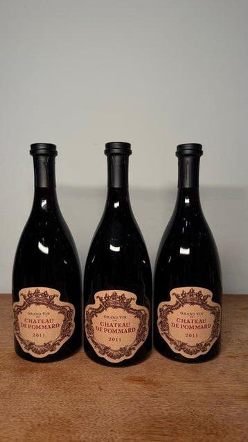 2011 Chateau de Pommard - Pommard - 3 Flessen (0.75 liter), Nieuw