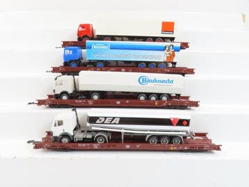 Märklin H0 - o.a. 4741 - Modeltrein goederenwagon (4) - 4x, Nieuw