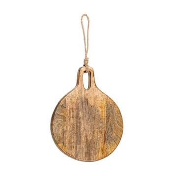 snijplank mango hout rond dia 17cm, Verzenden, Nieuw