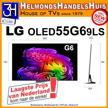 LG OLED55G69LS 55 inch oled tv Nieuw model Laagste prijs 3H, Audio, Tv en Foto, Televisies, Nieuw, Ophalen of Verzenden, 100 cm of meer