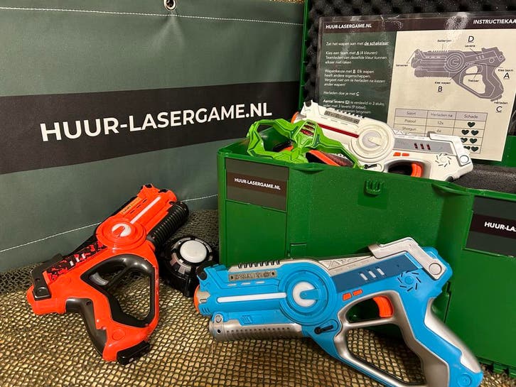 Huur voordelig lasergame voor op je eigen locatie! Vanaf €26, Kinderen en Baby's, Speelgoed | Buiten | Actiespeelgoed, Nieuw, Ophalen of Verzenden