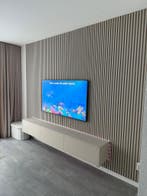 Wandpanelen beige akoestische wandpanelen hout wanddecoratie, Huis en Inrichting, Ophalen of Verzenden, Nieuw