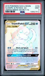 Pokémon - 1 Graded card - Slowpoke, Psyduck 239/236 Foil,, Nieuw