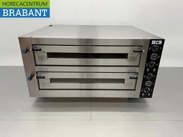HCB RVS Pizzaoven 2 x 9 pizzas 34 cm doorsnede 400V Horeca, Ophalen of Verzenden, Nieuw in verpakking