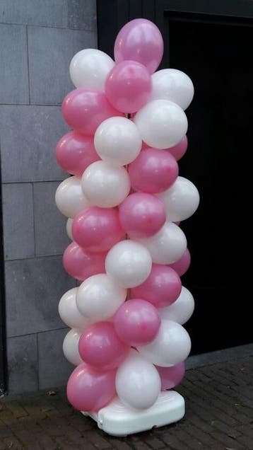 Ballonnenpaal-Baby roze - Roze, Nieuw
