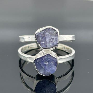 Zilver - Ring - Natuurlijke tanzaniet