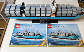 Lego Set - 10241 - Creator Expert - Maersk Line Triple-E, Kinderen en Baby's, Speelgoed | Duplo en Lego, Nieuw