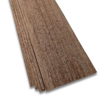 Wengé fineer | 5 vellen | 185x10 cm, Verzenden, Nieuw