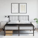 vidaXL Nachtkastjes 2 st 36x39x50,5 cm staal wit, Minder dan 45 cm, Nieuw, Minder dan 55 cm, Verzenden