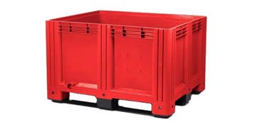 Palletbox MaxiLog, 1200x1000x760, HDPE kunststof, tweede, 100 cm of meer, 60 cm of meer, Overige typen, Nieuw