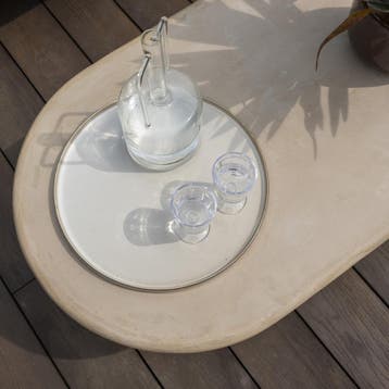 Hampton lounge tuintafel ovaal mortex beige 140x65xH35 cm 4, Ophalen of Verzenden, Nieuw