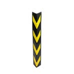 Rubberen hoekbeschermer - Geel & Zwart - Rubber - Binnen &, Verzenden