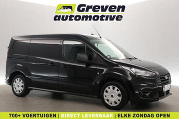 Ford Transit Connect Ecoboost Trend 100PK L2  Benzine  Airco, Zwart, Handgeschakeld, Nieuw, Ford