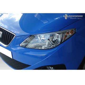Koplampspoilers  Seat Ibiza 6J 3/5-deurs & ST 2008-2017, Ophalen of Verzenden, Nieuw