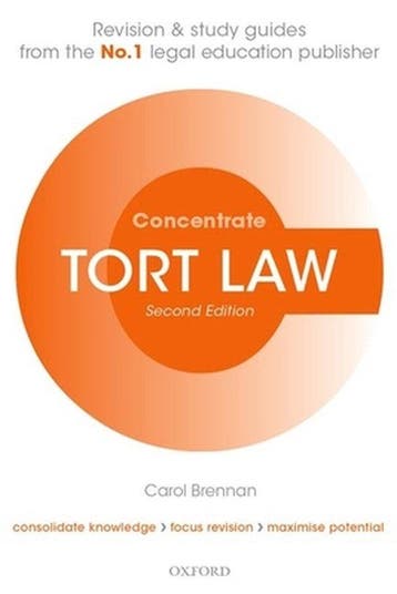 9780199671984 Tort Law Concentrate | Tweedehands, Verzenden, Zo goed als nieuw, Carol Brennan