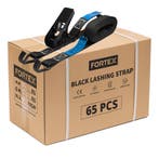 65x FORTEX 2-delige spanband met ratel en haken - 25mm -, Verzenden, Nieuw