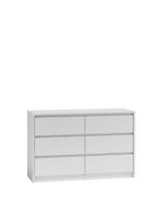 Ladekast 120cm  6 lades  wit (Slaapkamer), 5 laden of meer, Verzenden, Nieuw, Overige houtsoorten