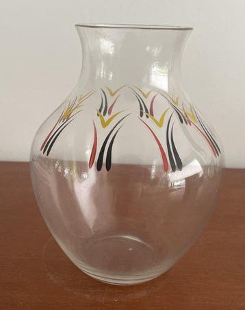 Vaas - Glas - Art Deco vaas
