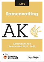 Boek ExamenOverzicht - Samenvatting Aardrijkskunde HAVO 9789, Verzenden, Zo goed als nieuw