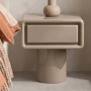 *WOONWINKEL* Nachtkastje Hoogglans Beige, Verzenden, Nieuw