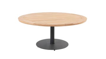 Taste by 4 Seasons Saba low tuintafel teak blad Ø 160 cm, Ophalen of Verzenden, Nieuw