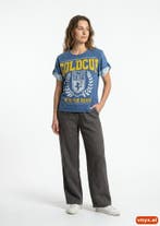 COLDCUT T-shirts Dames maat S Blauw Vintage, Ophalen of Verzenden, Nieuw