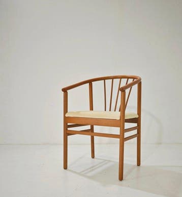 Calligaris - Fauteuil - Kersenhout, Textiel - Calligaris