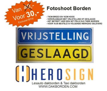 lesbord / dakbord / lesauto dakbord / fotoshoot bord / les L, Auto diversen, Ophalen of Verzenden, Nieuw