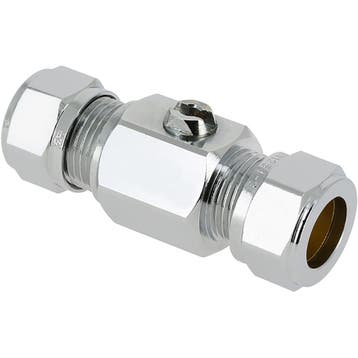 Riko Kogelkraan Recht - Kiwa - 12mm knel x 12mm knel -, Ophalen of Verzenden, Nieuw