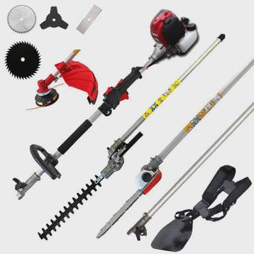 Krachtige 6-in-1 Bosmaaier & Grastrimmer met FKGX50 4-takt m, Verzenden, Nieuw