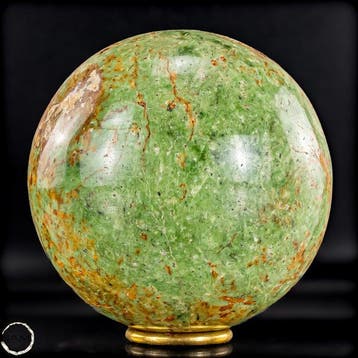Natuurlijke chrysoprase-kraal – levendige groene tinten in