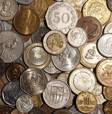 Wereld. 120+ Exotic Coins from different Countries (Zonder