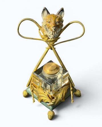 Umkreis - Franz Xaver Bergmann - Inktpot - Brons