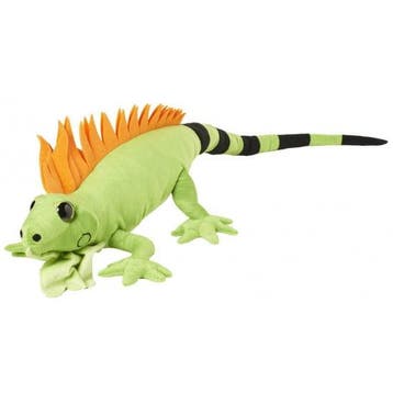 Leguaan knuffel - pluche - groen - 110 cm - reptiel, Verzenden, Nieuw