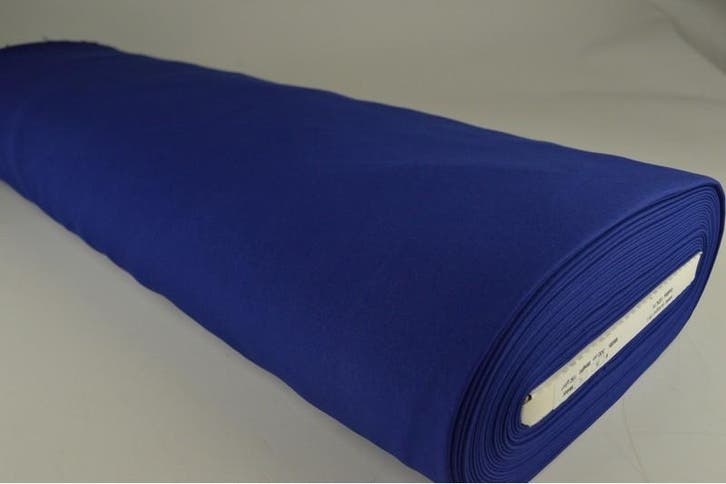 Cobalt brandvertragende stof  - Goedkoop op rol, Hobby en Vrije tijd, Stoffen en Lappen, 120 cm of meer, 200 cm of meer, Blauw