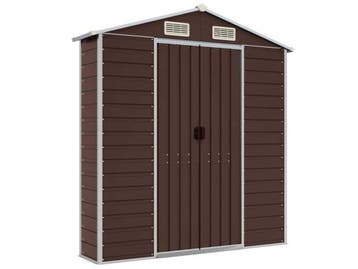 Veiling - VidaXL metalen muurkast bruin 40x191x198cm, Tuin en Terras, Nieuw