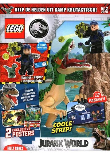 Lego Jurassic World - 02 2025, Boeken, Tijdschriften en Kranten, Verzenden, Nieuw, Sport en Vrije tijd